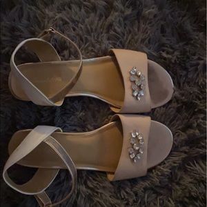 Pink And Silver Heels